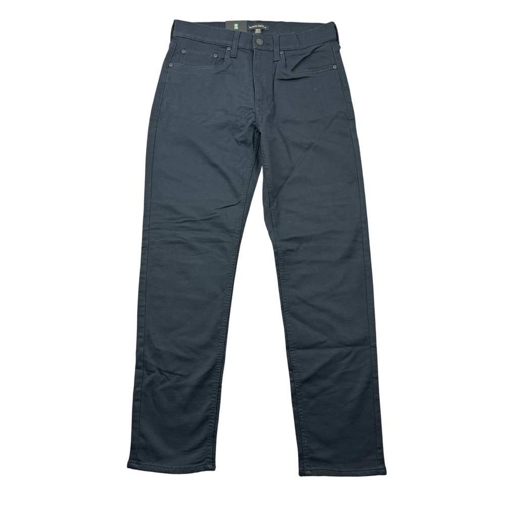 Banana Republic Mens 5 Pocket Pant Black 30x30 Stretch Minimalist Casual NWT